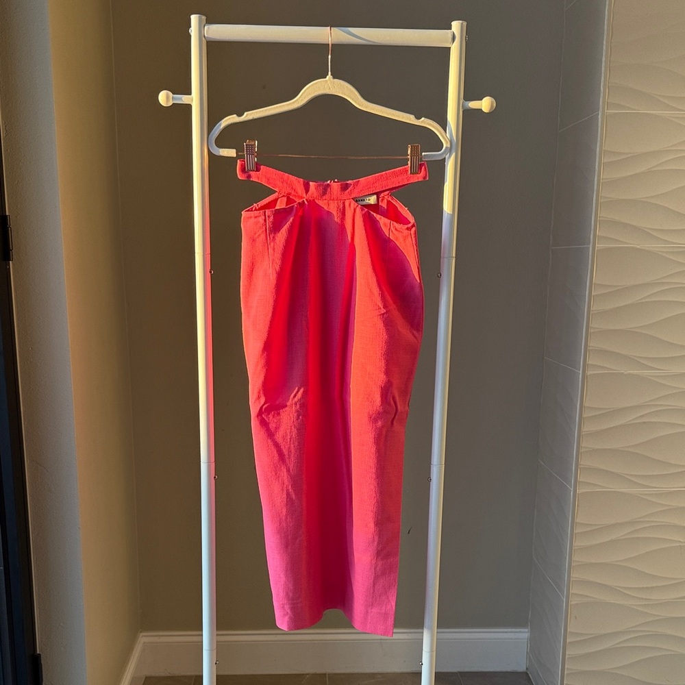 Sandro Vibrant Pink Pencil Skirt